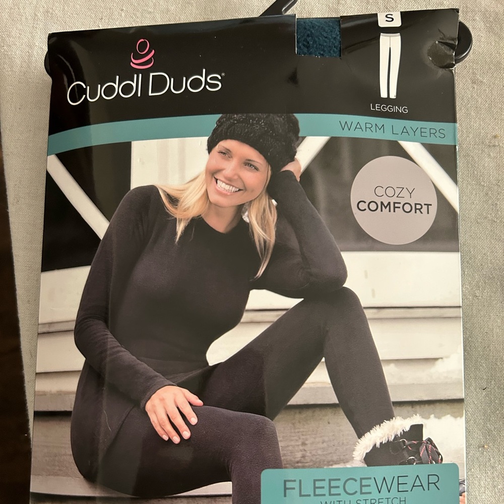 Cuddl duds fleece wear legging with stretch
